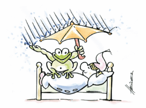 cartoon28 wetterfrosch