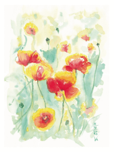 malerei29 mohnblumen